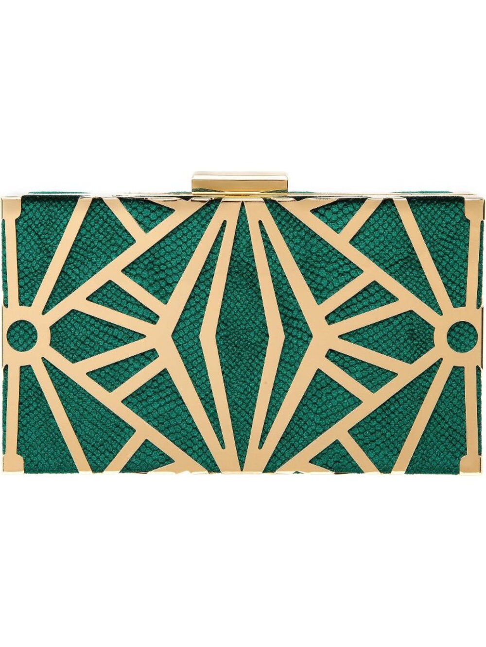 Women Green Floral Satin Clutch Purses Detachable Strap Prom Evening Bag